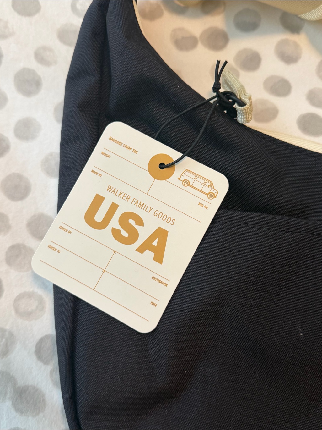 Nwt Walker Family Goods Mini Bay Bag Black — image 2 of 8